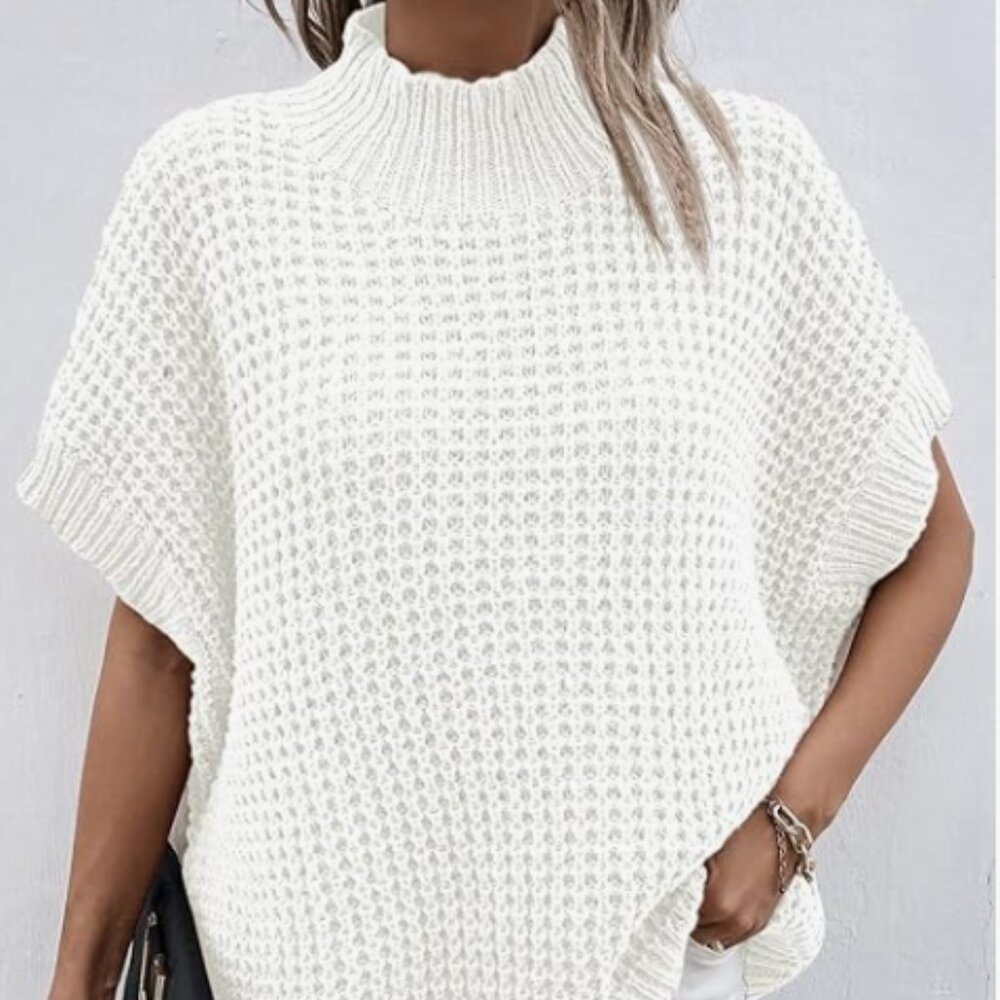 Oversized Mock Neck Sweater
